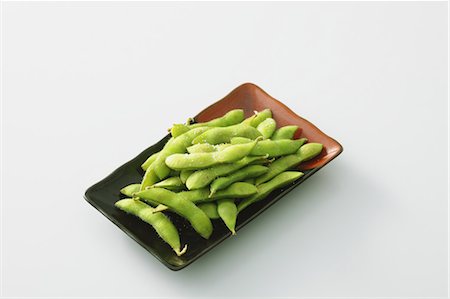 Green Soya Beans in a Tray Stock Photo - Rights-Managed, Code: 859-03600282