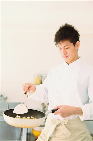 Chef Cooking Stock Photo - Rights-Managed, Code: 859-03600599