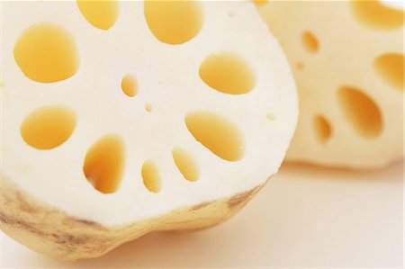 section - Section Of Lotus Root Stock Photo - Rights-Managed, Code: 859-03600880