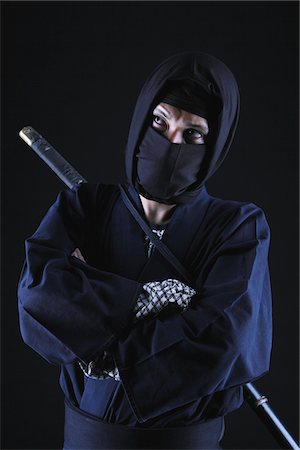 stealth fighter - Pensive Ninja Stock Photo - Rights-Managed, Code: 859-03730824