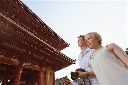 Young Couple Sightseeing In Japan Stock Photo - Rights-Managed, Code: 859-03730875