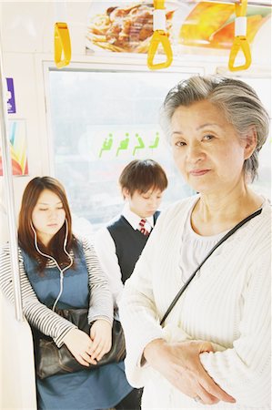 senior adults urban - Passengers taking journey by train Stock Photo - Rights-Managed, Code: 859-03755496