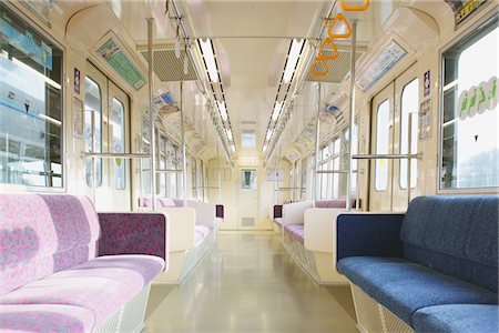 Interior Of Empty Train Stock Photo - Rights-Managed, Code: 859-03755574
