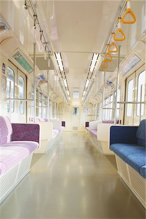 picture on subway - Empty Train Stock Photo - Rights-Managed, Code: 859-03755575