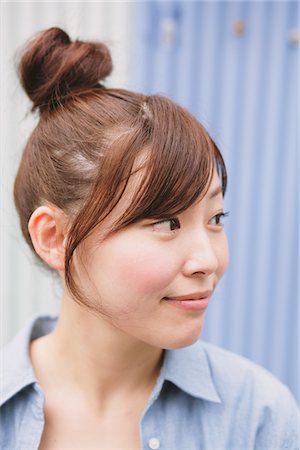 profile face person close up outdoors - Side View Of Woman's Face Stock Photo - Rights-Managed, Code: 859-03779873