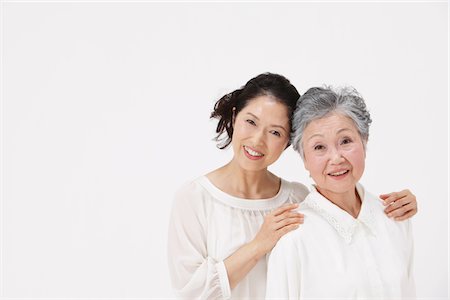 positive - Mother And Adult Daughter Smiling Stock Photo - Rights-Managed, Code: 859-03779998