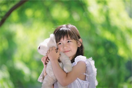 simsearch:859-03782387,k - Girl Playing with Teddy Bear Stock Photo - Rights-Managed, Code: 859-03781923