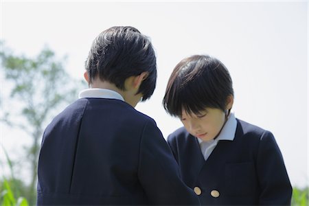 Boys Standing in Park Stock Photo - Rights-Managed, Code: 859-03782298