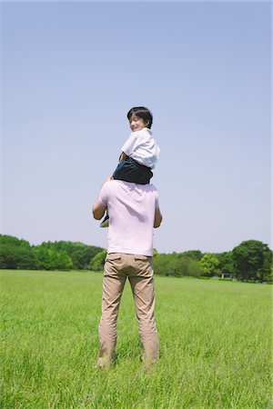 Father with Son in Park Stock Photo - Rights-Managed, Code: 859-03782309