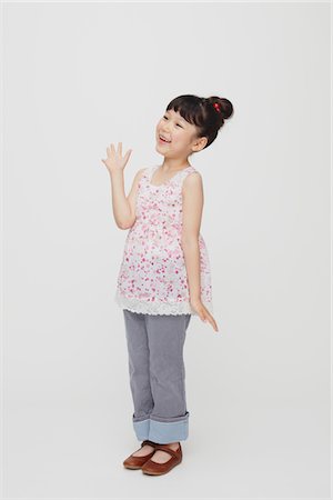 portrait photos of asian girls - Happy Smiling Hands Outstretched Stock Photo - Rights-Managed, Code: 859-03806034