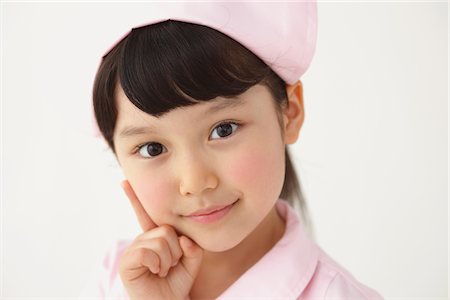 positive ideas - Close Up of Japanese Girl Stock Photo - Rights-Managed, Code: 859-03806103