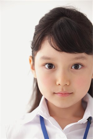 Close Up, Portrait of Girl Stock Photo - Rights-Managed, Code: 859-03806164