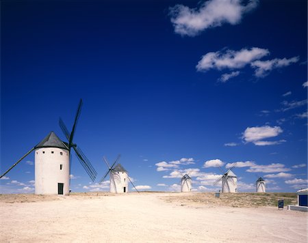 Campo De Criptana, La Mancha, Spain Stock Photo - Rights-Managed, Code: 859-03806565