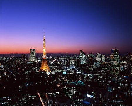 Tour de Tokyo, Tokyo, Japon Photographie de stock - Rights-Managed, Code: 859-03806687