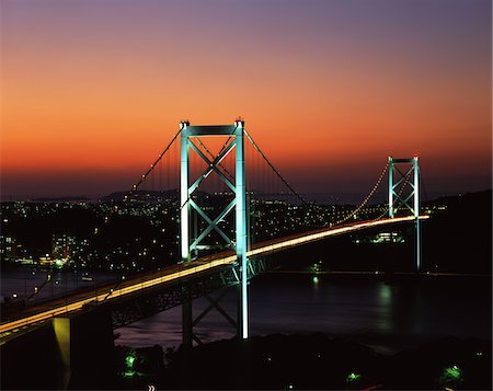 fukuoka - Kanmonkyo Bridge, Fukuoka, Japan Foto de stock - Con derechos protegidos, Código: 859-03806805