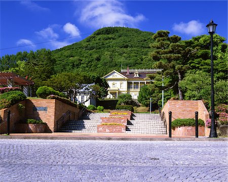 stair for mountain - Hakodate, Hokkaido, Japan Stock Photo - Rights-Managed, Code: 859-03806872