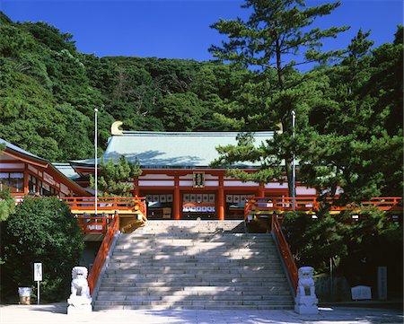 Akama Shrine, Yamaguchi, Japan Stock Photo - Rights-Managed, Code: 859-03806956