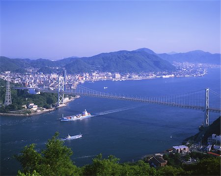 Kanmon Straits, Yamaguchi, Japan Foto de stock - Con derechos protegidos, Código: 859-03807037