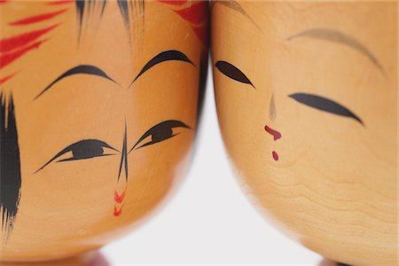 Japanese dolls Kokeshi Stock Photo - Rights-Managed, Code: 859-03807126