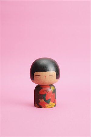 simsearch:670-06450399,k - Japanese dolls Kokeshi Foto de stock - Con derechos protegidos, Código: 859-03807143