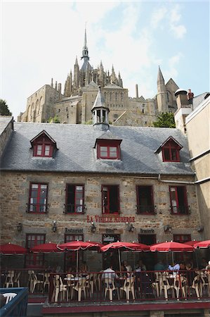 Mont Saint-Michel,France Foto de stock - Con derechos protegidos, Código: 859-03839119