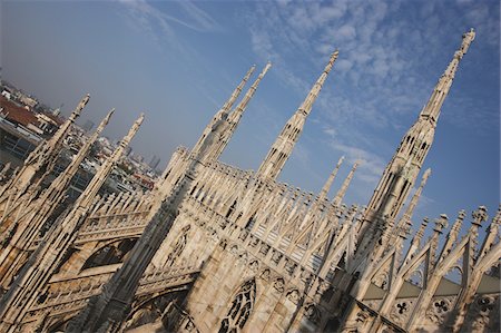 Cathédrale de Milan, Italie Photographie de stock - Rights-Managed, Code: 859-03839249