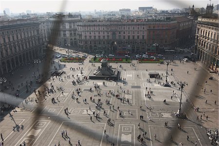 piazza del duomo - Cathédrale de Milan, Italie Photographie de stock - Rights-Managed, Code: 859-03839252