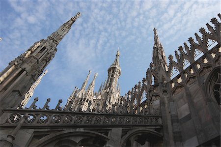 Cathédrale de Milan, Italie Photographie de stock - Rights-Managed, Code: 859-03839253