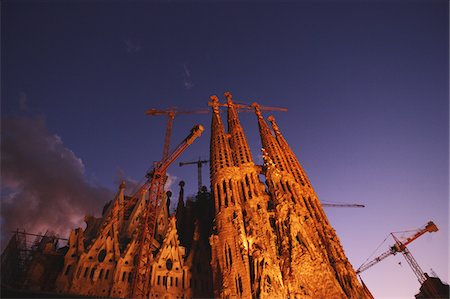 sagrada familia cathedral spain - Sagrada Familia,Barcelona Stock Photo - Rights-Managed, Code: 859-03839285