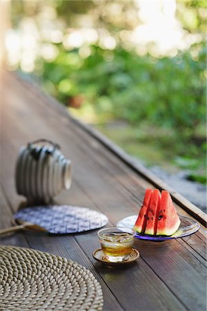 fan noperson - Sliced Watermelon And Traditional Mosquito Repellent Stock Photo - Rights-Managed, Code: 859-03839744