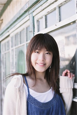 Japanese Teenage Girl Outdoors Stock Photo - Rights-Managed, Code: 859-03839937
