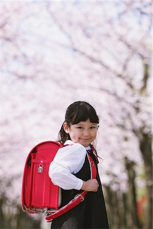 Cherry blossoms and Girl Stock Photo - Rights-Managed, Code: 859-03840762