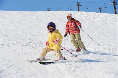 ski hill with chair lift - Skiing Competition Stock Photo - Rights-Managed, Code: 859-03840955