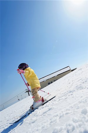 Girl Skiing Stock Photo - Rights-Managed, Code: 859-03840963