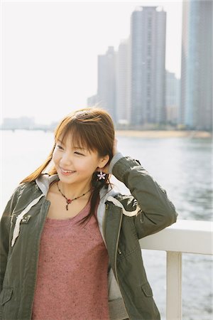 simsearch:859-03860564,k - Happy Smiling Japanese Woman Stock Photo - Rights-Managed, Code: 859-03860557