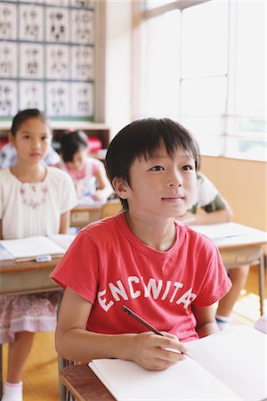 students studying top view - Student Writing In Notebook Stock Photo - Rights-Managed, Code: 859-03860782