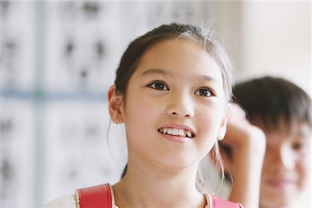 students in class raising hands - Curious Schoolgirl Stock Photo - Rights-Managed, Code: 859-03860830