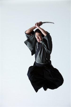 Japanese Samurai Stock Photo - Rights-Managed, Code: 859-03884617