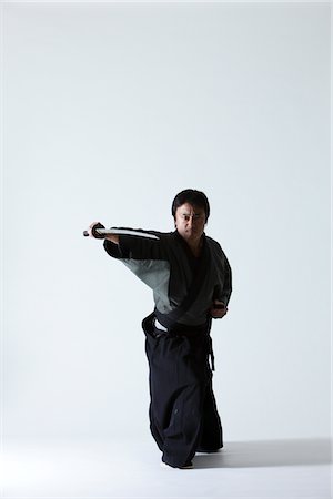 fight (physical) - Japanese Samurai Stock Photo - Rights-Managed, Code: 859-03884618