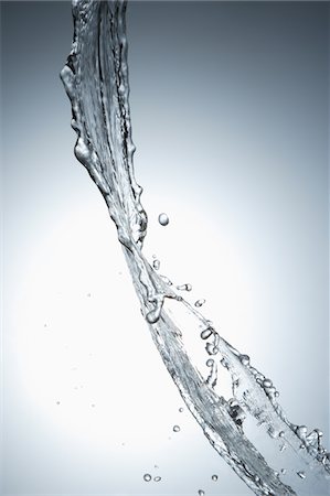 fluid backgrounds - Water Splashing Stock Photo - Rights-Managed, Code: 859-03982247