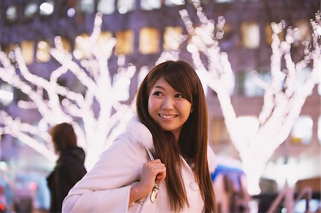 Happy Young Japanese Woman Foto de stock - Con derechos protegidos, Código: 859-03982523