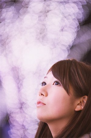 Japanese Women Pondering Stock Photo - Rights-Managed, Code: 859-03982535