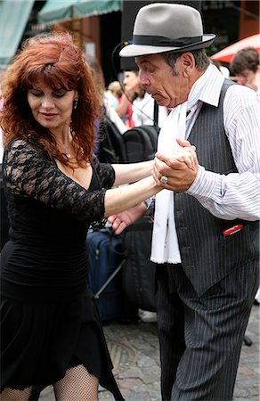 Tango Dancing,street scene,Buenos Aires,Argentina Foto de stock - Con derechos protegidos, Código: 851-02958611
