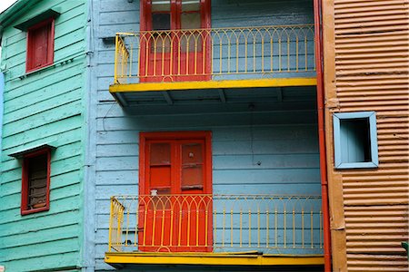 Colourful buildings in Caminito,La Boca,Buenos Aires,Argentina Foto de stock - Con derechos protegidos, Código: 851-02958612