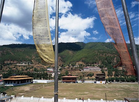 simsearch:851-02958829,k - Bâtiments et terrain de soccer, Bhoutan Photographie de stock - Rights-Managed, Code: 851-02958841