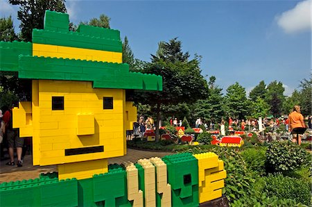 Park ranger out of building blocks outside Legoland,Billund,Denmark Stock Photo - Rights-Managed, Code: 851-02959477