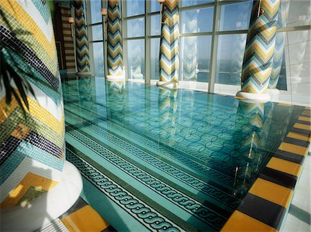 Assawan Spa Pool.,Burj Al Arab Dubai. Foto de stock - Con derechos protegidos, Código: 851-02959511