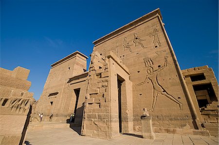 simsearch:851-02962287,k - Temple d'Isis, l'île de Philae près d'Assouan (Égypte) Photographie de stock - Rights-Managed, Code: 851-02959554