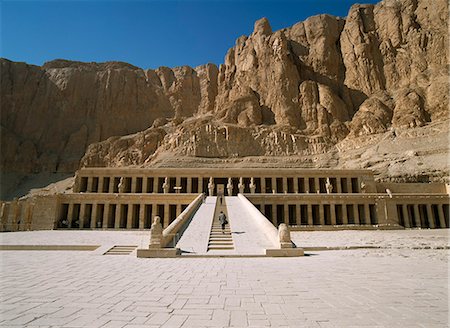 simsearch:851-02959622,k - Deir el-Bahri or Hatsheput's Temple,Luxor,Egypt Foto de stock - Con derechos protegidos, Código: 851-02959590