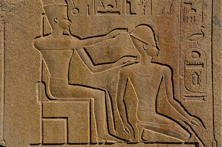 Detail der Erleichterung, Fußgängerzone des Amun, Karnak Tempel, Luxor, Ägypten Stockbilder - Lizenzpflichtiges, Bildnummer: 851-02959603